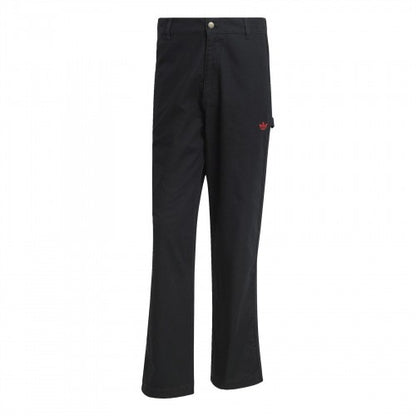 Front - Adidas Mens Originals 100T Relaxed Fit Trousers