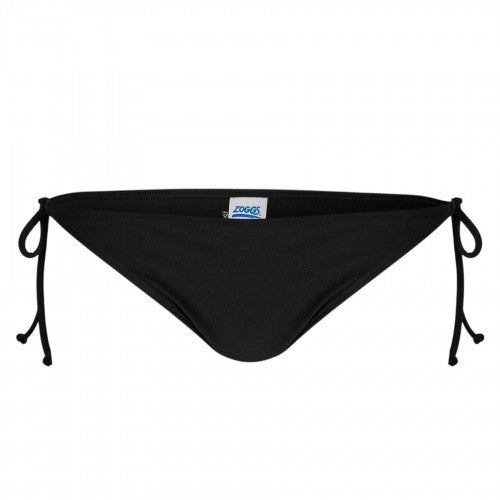 Front - Zoggs Womens/Ladies Side Tie Bikini Bottoms