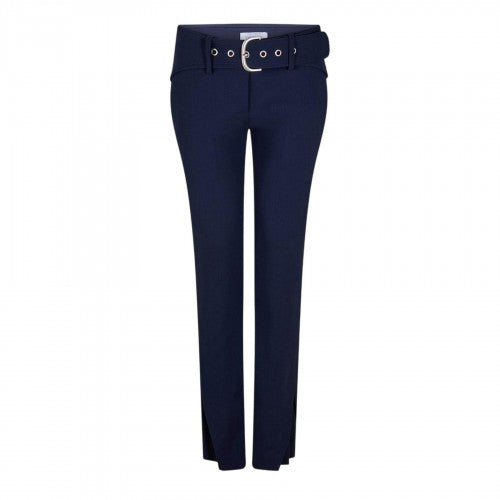 Front - Off White Womens/Ladies Regular Trousers