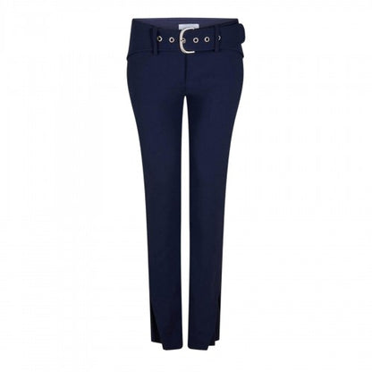 Front - Off White Womens/Ladies Regular Trousers