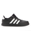 Front - Adidas Childrens/Kids Breaknet 2.0 Synthetic Leather Trainers