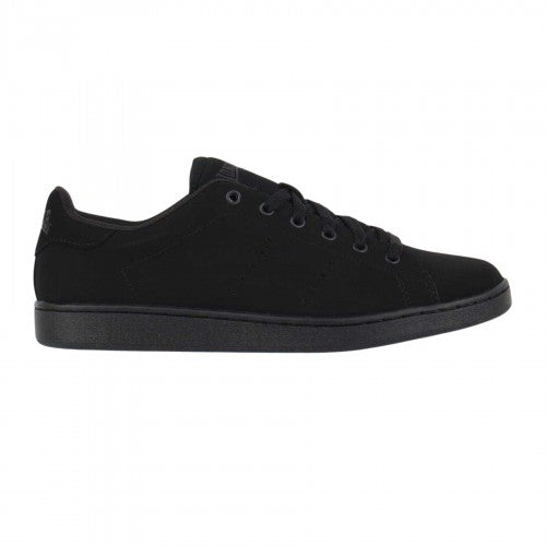 Front - Lonsdale Mens Leyton Leather Flat Trainers