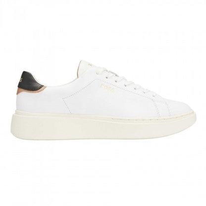 Front - Boss Womens/Ladies Amber Leather Running Platform Shoes