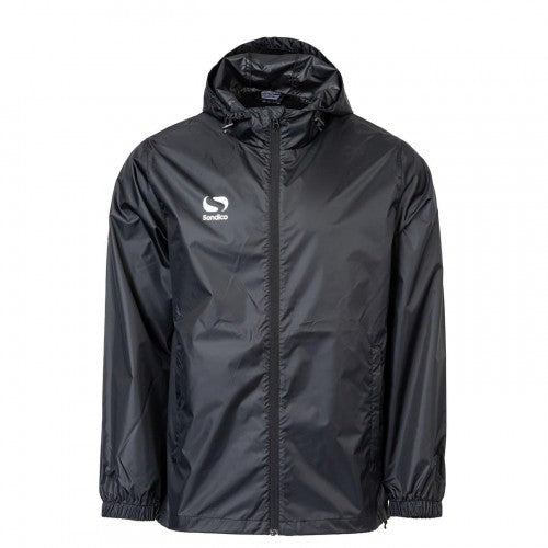 Front - Sondico Mens Waterproof Hooded Jacket
