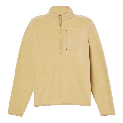 Front - Timberland Mens Mt Willard Quarter Zip Fleece Top