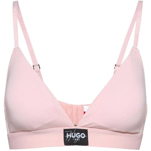 Front - Hugo Womens/Ladies Triangle Jersey Bra