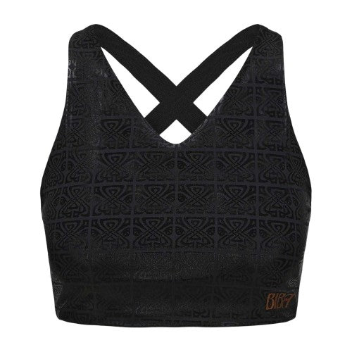 Front - Biba Womens/Ladies Move V Neck Sports Bra