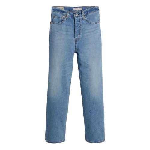 Front - Levis Womens/Ladies Ribcage Straight Ankle Grazer Jeans