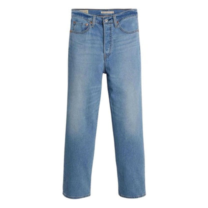 Front - Levis Womens/Ladies Ribcage Straight Ankle Grazer Jeans