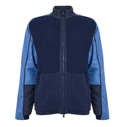 Front - Boss Mens Panoramico Knitted Full Zip Top