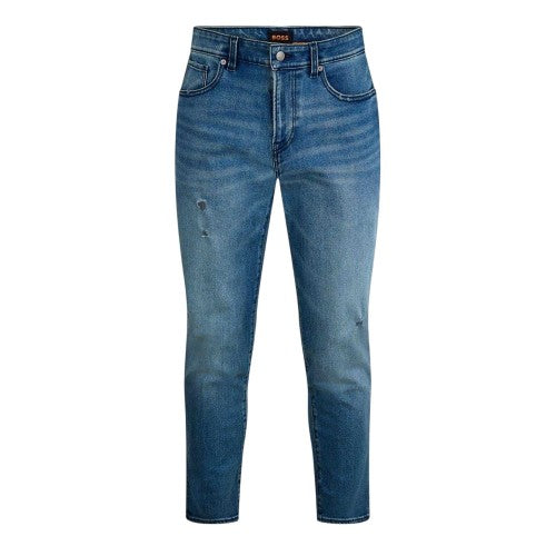 Front - Boss Mens 5 Pockets Tapered Jeans