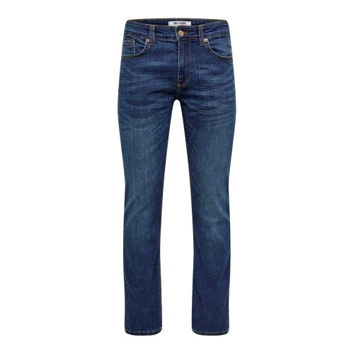 Front - Only and Sons Mens 5 Pockets Tapered Jeans