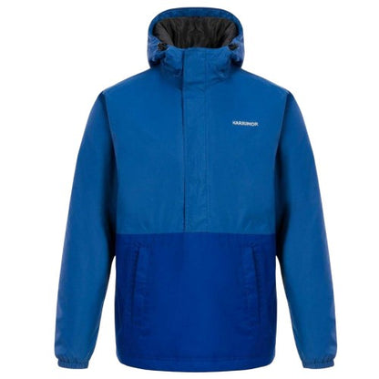 Front - Karrimor Mens Colour Block Waterproof Half Zip Padded Jacket