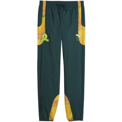 Front - Puma Mens Mamelodi Sundowns FC Comfort Tracksuit Bottoms
