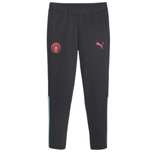 Front - Puma Mens Casuals Manchester City FC Tracksuit Bottoms