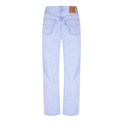 Ojai Shore - Back - Levis Womens-Ladies Ribcage High Rise Straight Leg Jeans