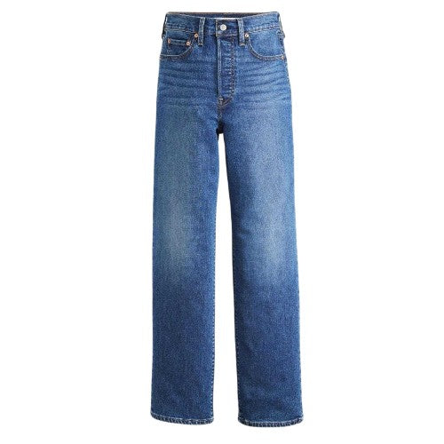 The Last Straw - Front - Levis Womens-Ladies Ribcage High Rise Straight Leg Jeans