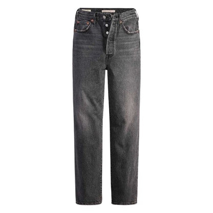 Well Worn - Front - Levis Womens-Ladies Ribcage High Rise Straight Leg Jeans