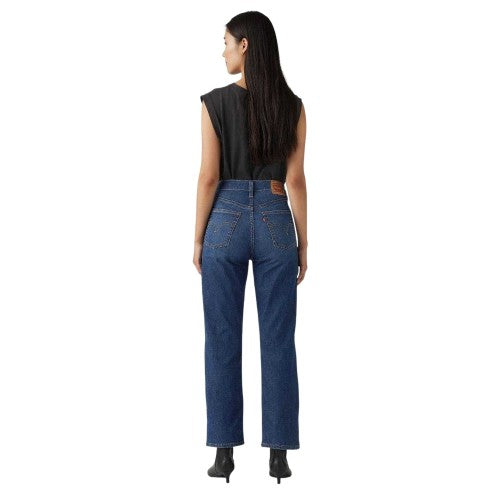 Cool Agenda - Back - Levis Womens-Ladies Ribcage High Rise Straight Leg Jeans