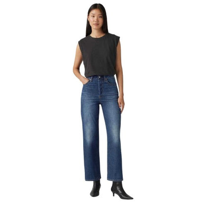 Cool Agenda - Lifestyle - Levis Womens-Ladies Ribcage High Rise Straight Leg Jeans