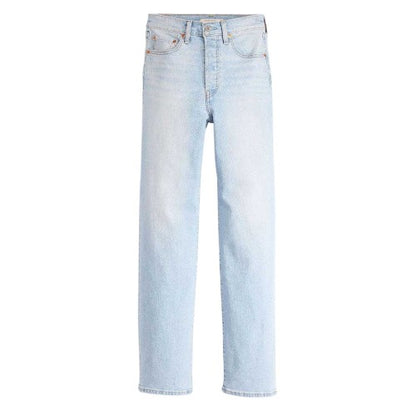 All Alone - Front - Levis Womens-Ladies Ribcage High Rise Straight Leg Jeans