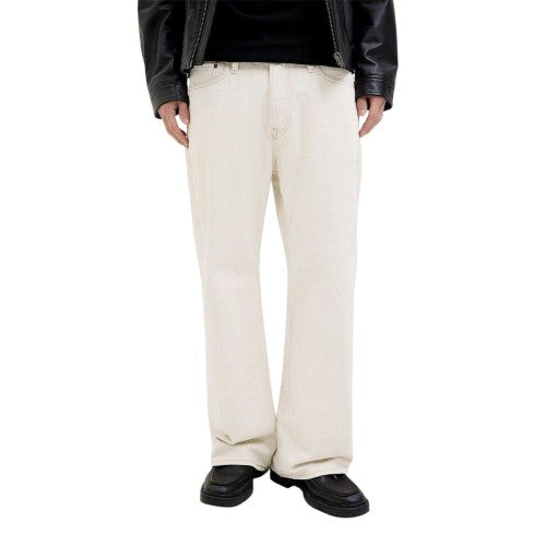 Front - Jack And Jones Mens Cooper Relaxed Wide Leg Jeans