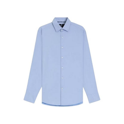 Front - Hugo Boss Mens P Hank Oxford Kent Collar Long-Sleeved Shirt