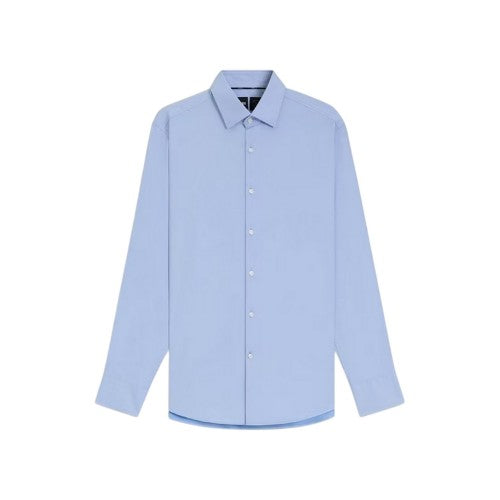 Front - Hugo Boss Mens P Hank Oxford Kent Collar Long-Sleeved Shirt