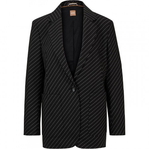 Front - Boss Womens/Ladies Striped Notch Neck Regular Blazer