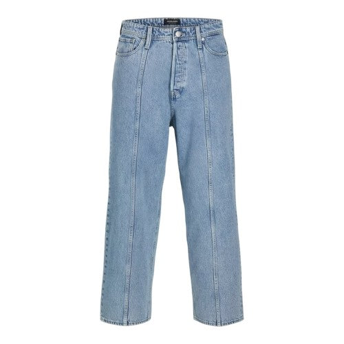 Front - Jack And Jones Mens Denim Relaxed Wide Leg Jeans