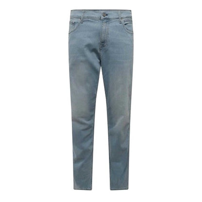 Front - Replay Mens Sandot Straight Leg Tapered Jeans