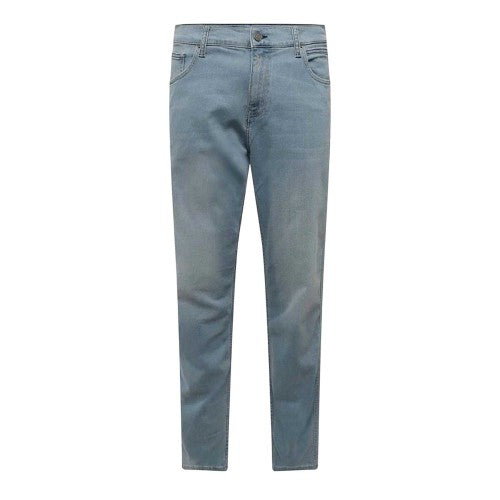 Front - Replay Mens Sandot Straight Leg Tapered Jeans