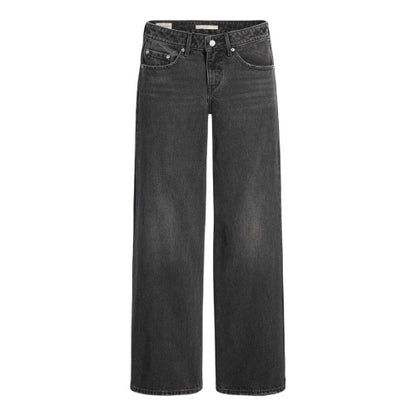 Front - Levis Womens/Ladies Wide Leg Low Rise Jeans