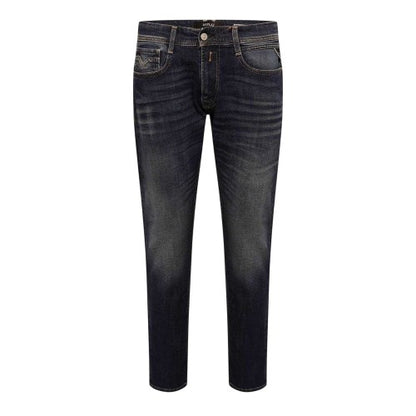 Front - Replay Mens Anbass Cotton Comfort Jeans