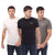 Front - Bench Mens Ektor T-Shirt (Pack of 3)