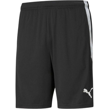 Front - Puma Mens TeamLIGA Logo Training Football Shorts