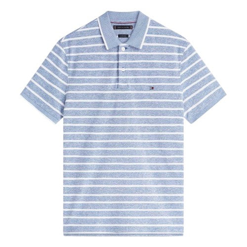 Front - Tommy Hilfiger Mens Striped Polo Shirt