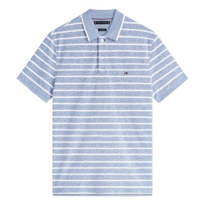 Front - Tommy Hilfiger Mens Striped Polo Shirt