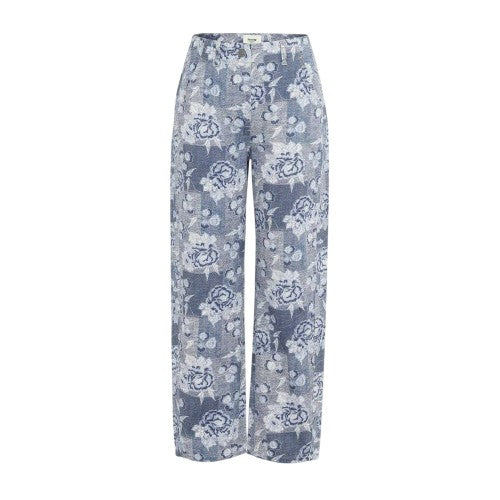 Front - Firetrap Womens/Ladies Cotton Floral Jeans