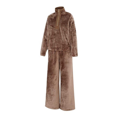 Front - Biba Womens/Ladies Funnel Neck Loungewear Set