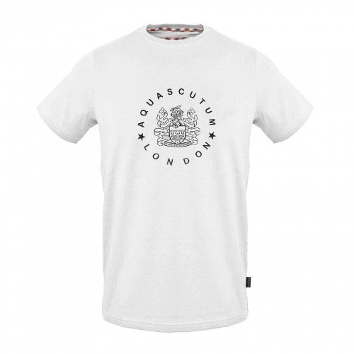 Front - Aquascutum Unisex Adult Logo T-Shirt