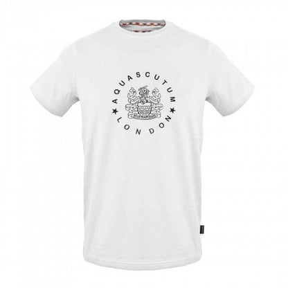 Front - Aquascutum Unisex Adult Logo T-Shirt