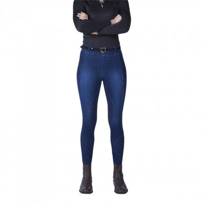 Front - Just Togs Womens/Ladies Denim Horse Riding Tights