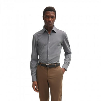 Front - Boss Mens P-Hank Kent Collar Shirt