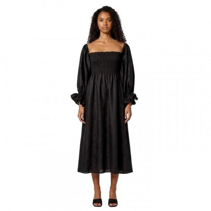Front - Sleeper Womens/Ladies Linen Dress