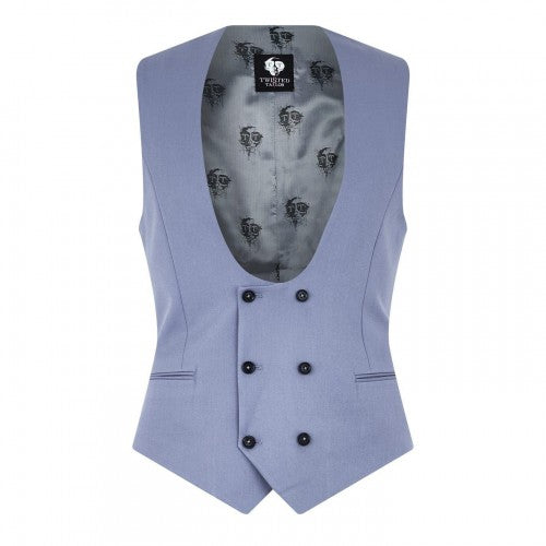 Front - Twisted Tailor Mens Slim Waistcoat