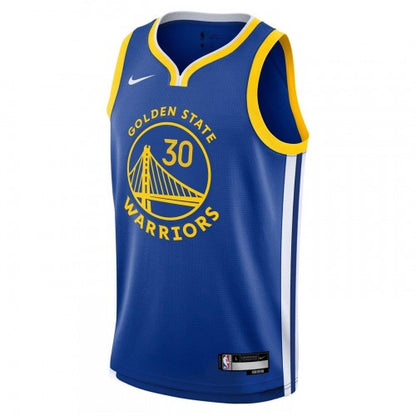 Front - Nike Childrens/Kids Icon Golden State Warriors Basketball Jersey