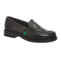 Front - Kickers Womens/Ladies Lach Leather Loafers
