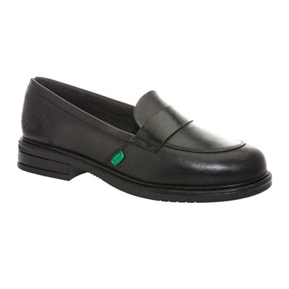 Front - Kickers Womens/Ladies Lach Leather Loafers