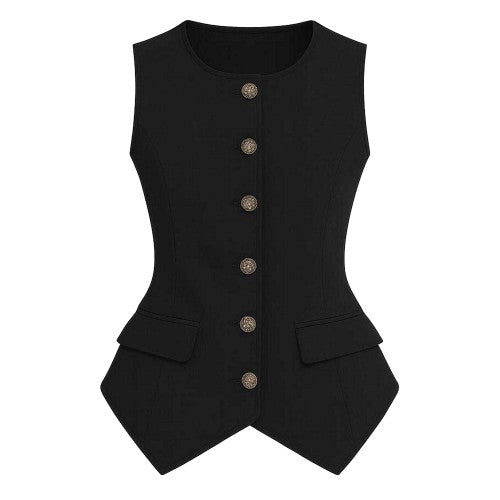 Front - I Saw It First Womens/Ladies Waistcoat